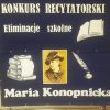 Maria Konopnicka - eliminacje do konkursu